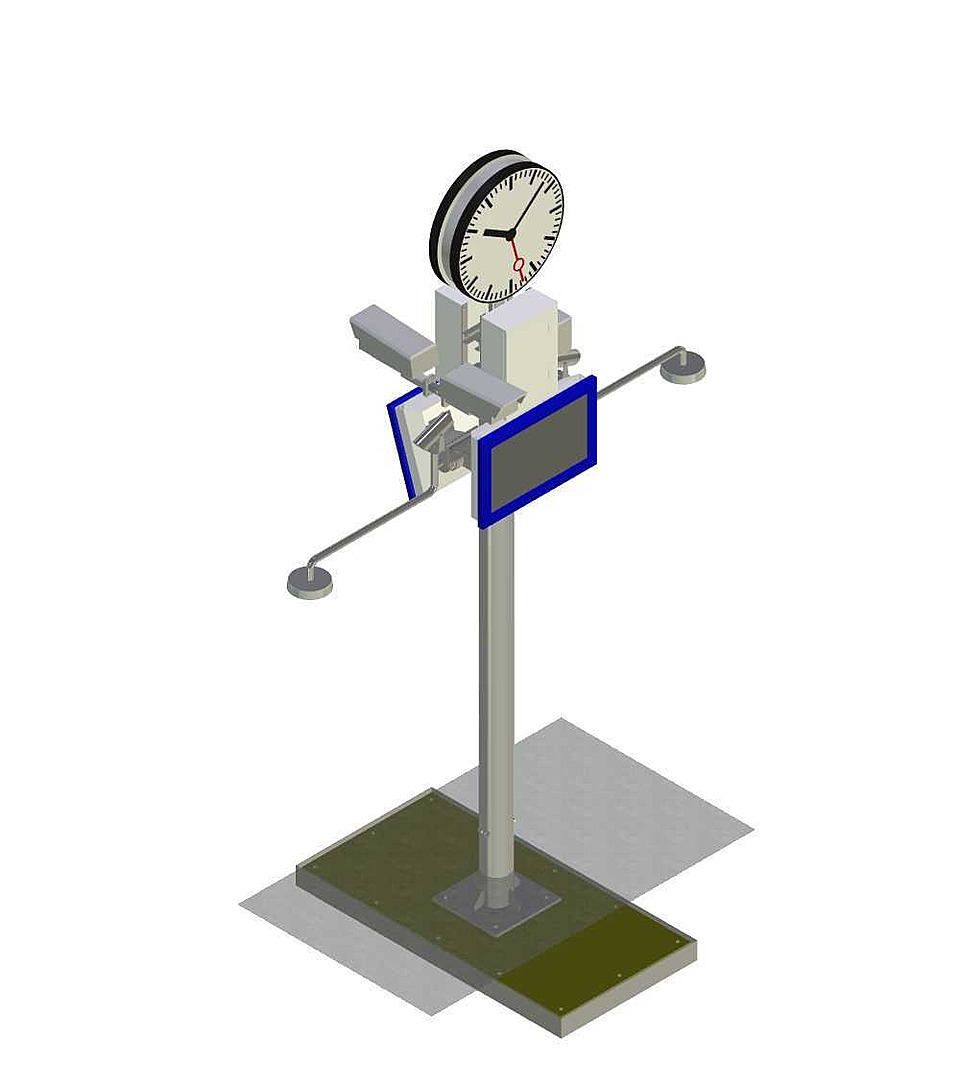 mittiger Ausleger 2 Monitore 