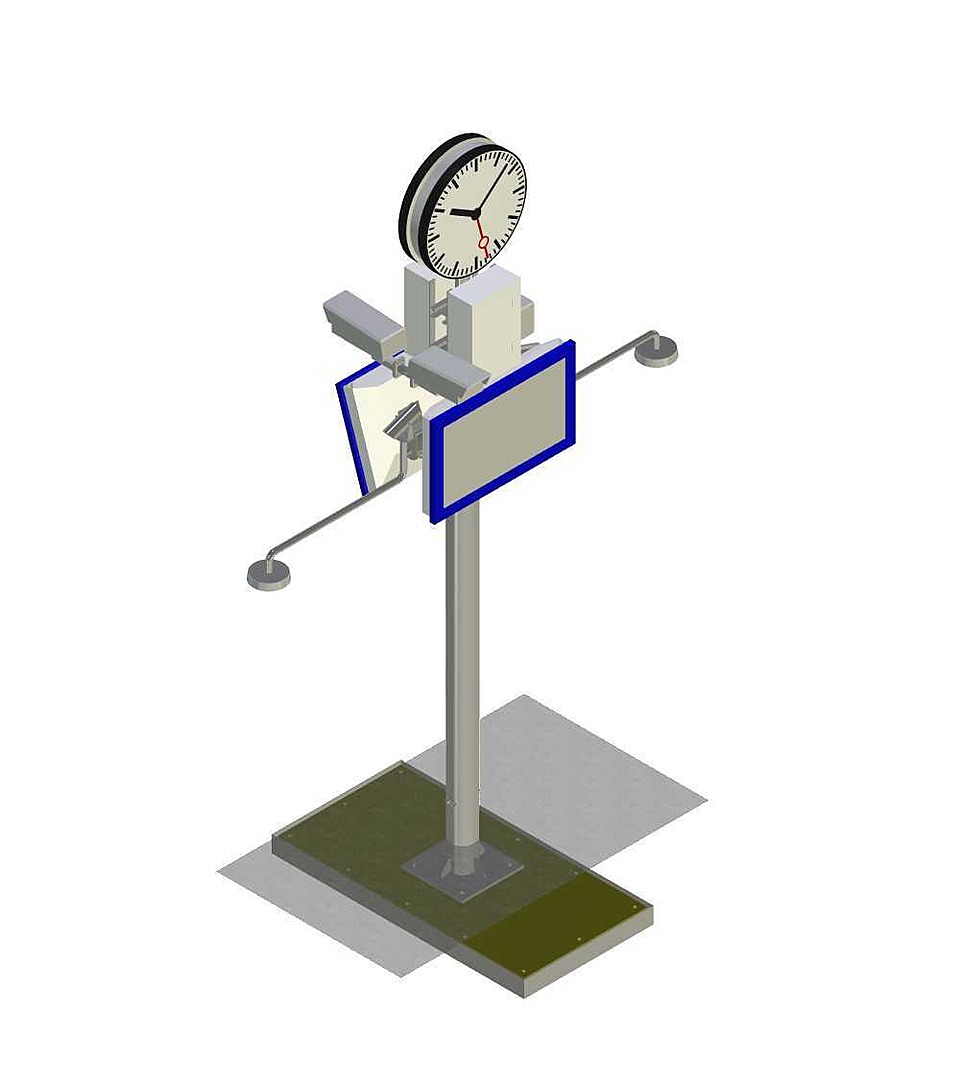mittiger Ausleger 2 Monitore 