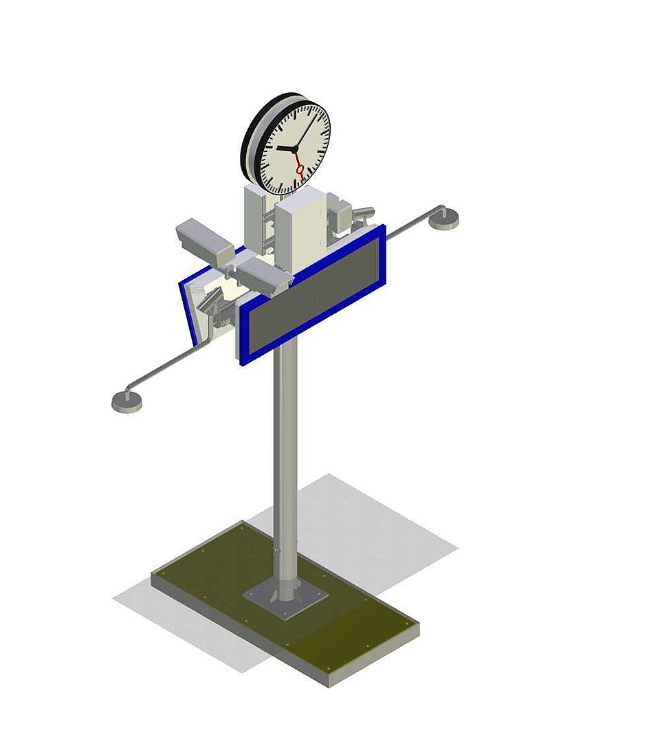 mittiger Ausleger 2 Monitore 