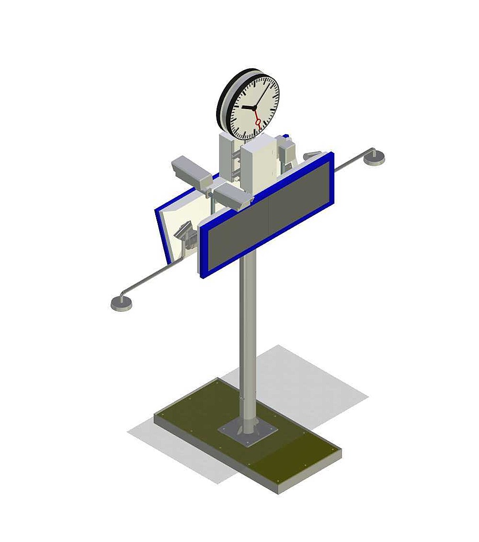 mittiger Ausleger 2 Monitore 